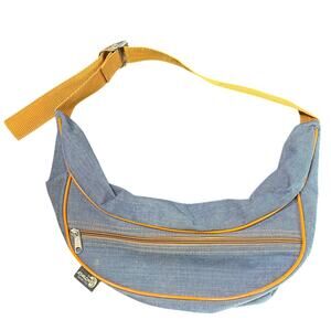 athalon blue Orange Belt Bag with the Adjustable Strap ski detail on bottom
